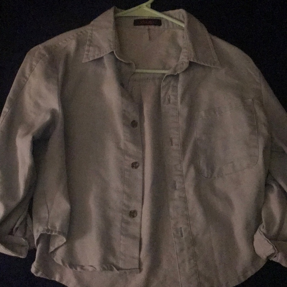 Crop Top Button up